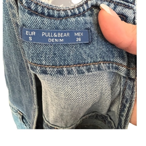 Pull & Bear ASOS Zip Front Denim Overalls - Picture 9 of 11
